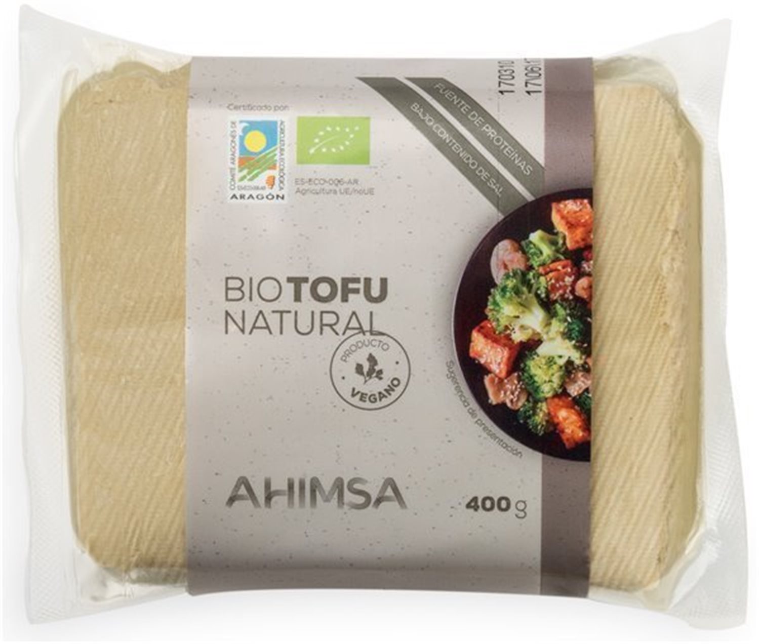 Tofu Natural Bio Ahimsa 400 G_0