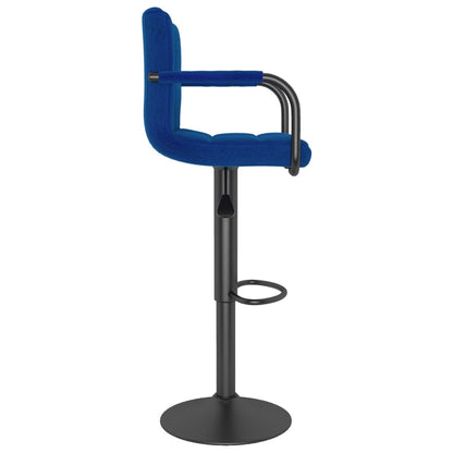 Taburete De Cocina Tela Azul_2