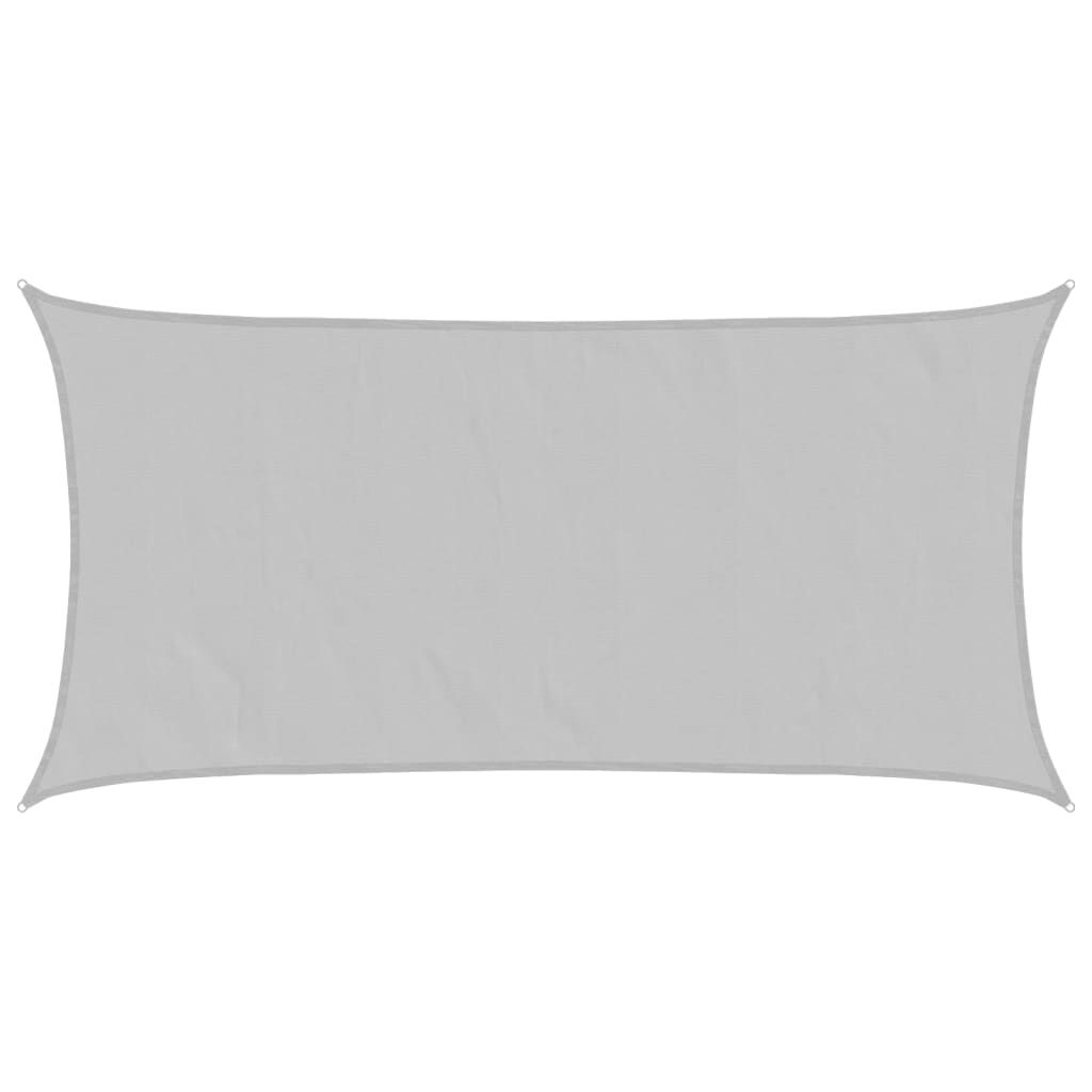 Vidaxl Toldo De Vela Poliéster Oxford 100% Gris Claro 4x2 M_0