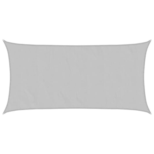 Vidaxl Toldo De Vela Poliéster Oxford 100% Gris Claro 4x2 M_0