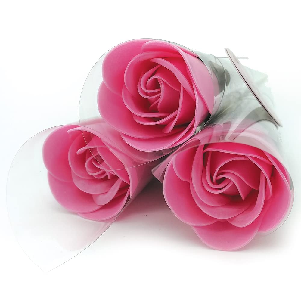 Rosa Con Pétalos De Jabón Aromático Para Baño Relajante (rosa) - Regalo Original Para Días Especiales - Aroma Atalcado_4