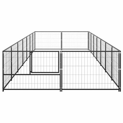 Perrera Acero 14 M² Negra_4