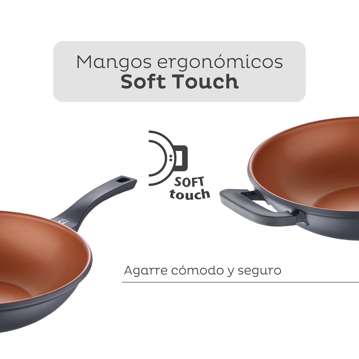 Wok Antiadherente Ø32cm Bronze San Ignacio_5
