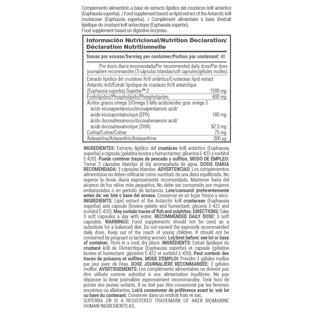Aceite De Krill (superba Krill™) - 120 Softgels - Mejora La Salud De La Piel - Masmusculo_5