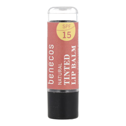Bálsamo Labial Color 15 SPF Coral Breeze Benecos 4,7 g Vegano