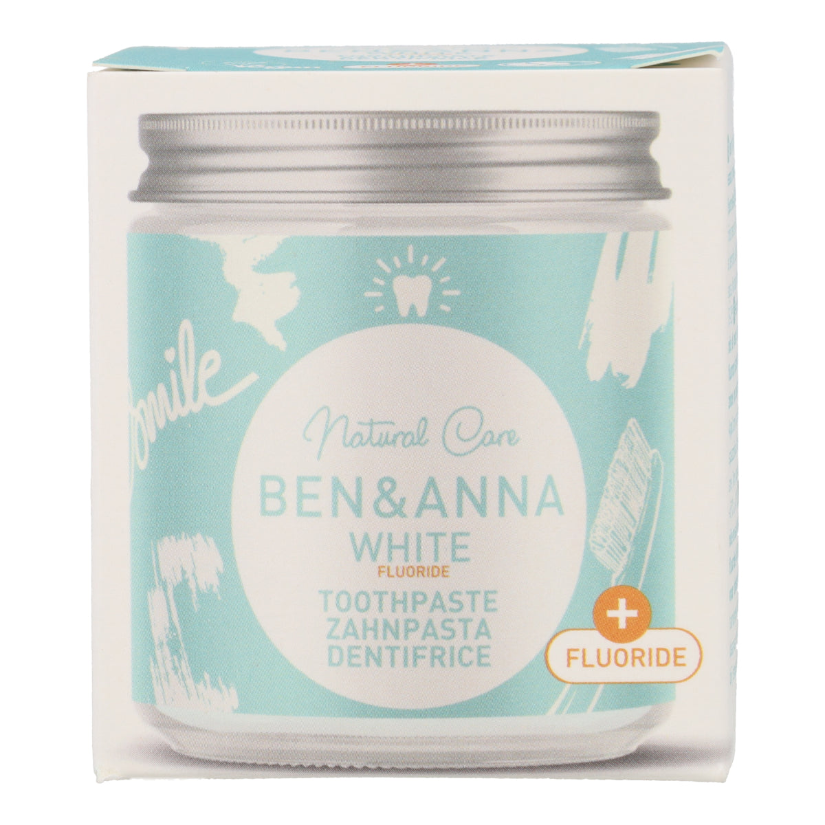 Dentífrico White tarrito de cristal con fluor 100ml