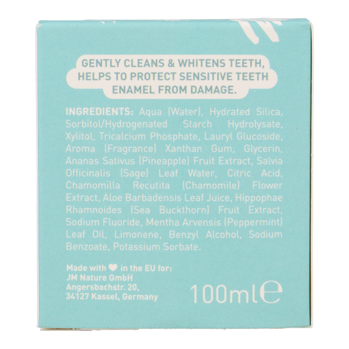 Dentífrico White tarrito de cristal con fluor 100ml
