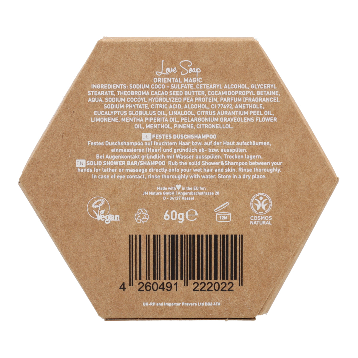 Champú y Gel sólido Oriental Magic 60g