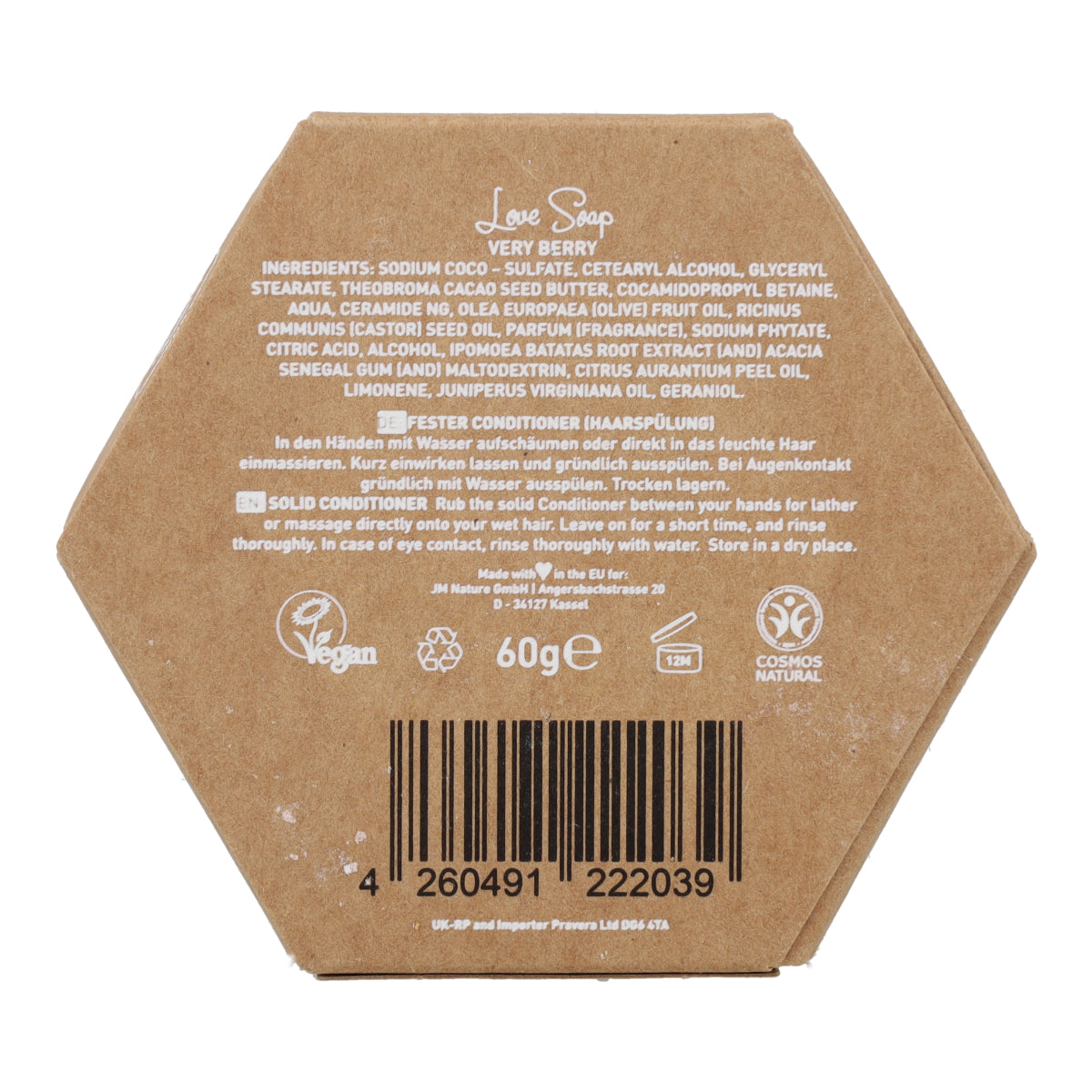 Acondicionador sólido Very Berry 60g