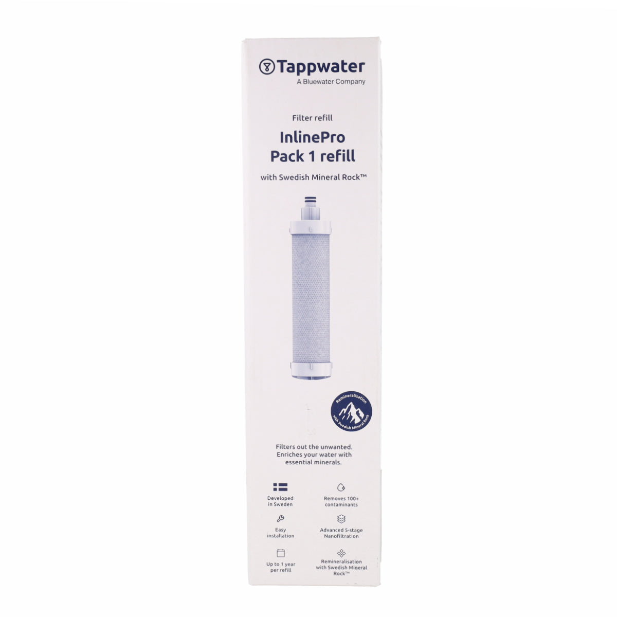 Inline Filter Pack 1 refill Tappwater