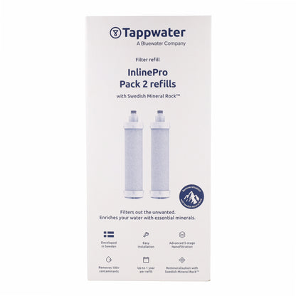 Inline Filter Pack 2 refill Tappwater