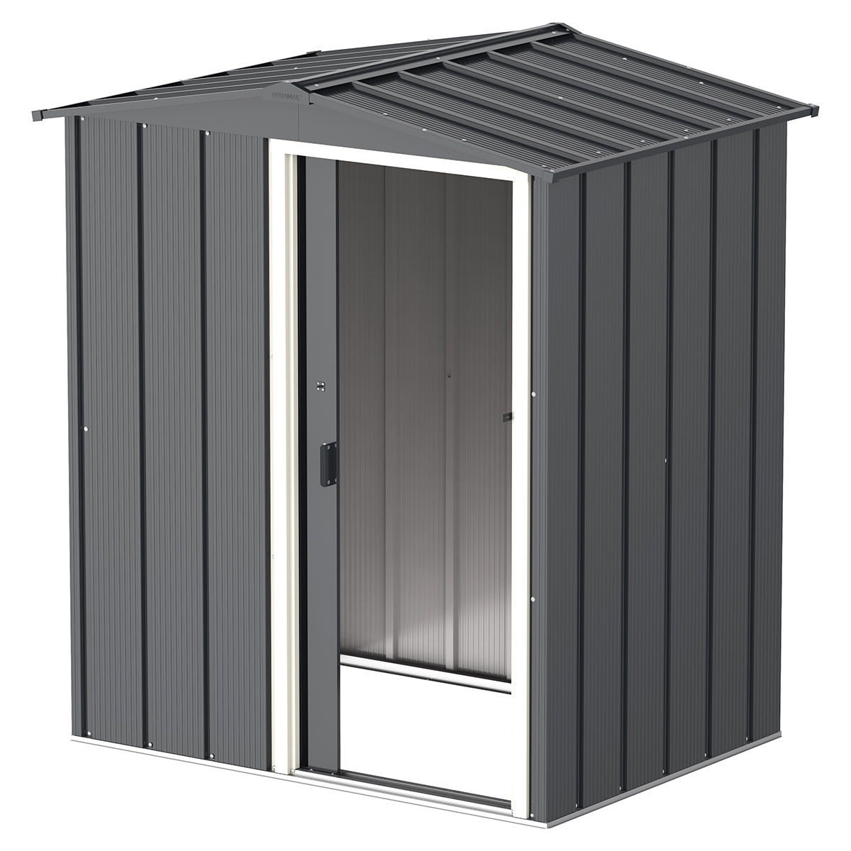 Caseta Jardín Eco Elche 5×4 Metal Gris Antracita_2