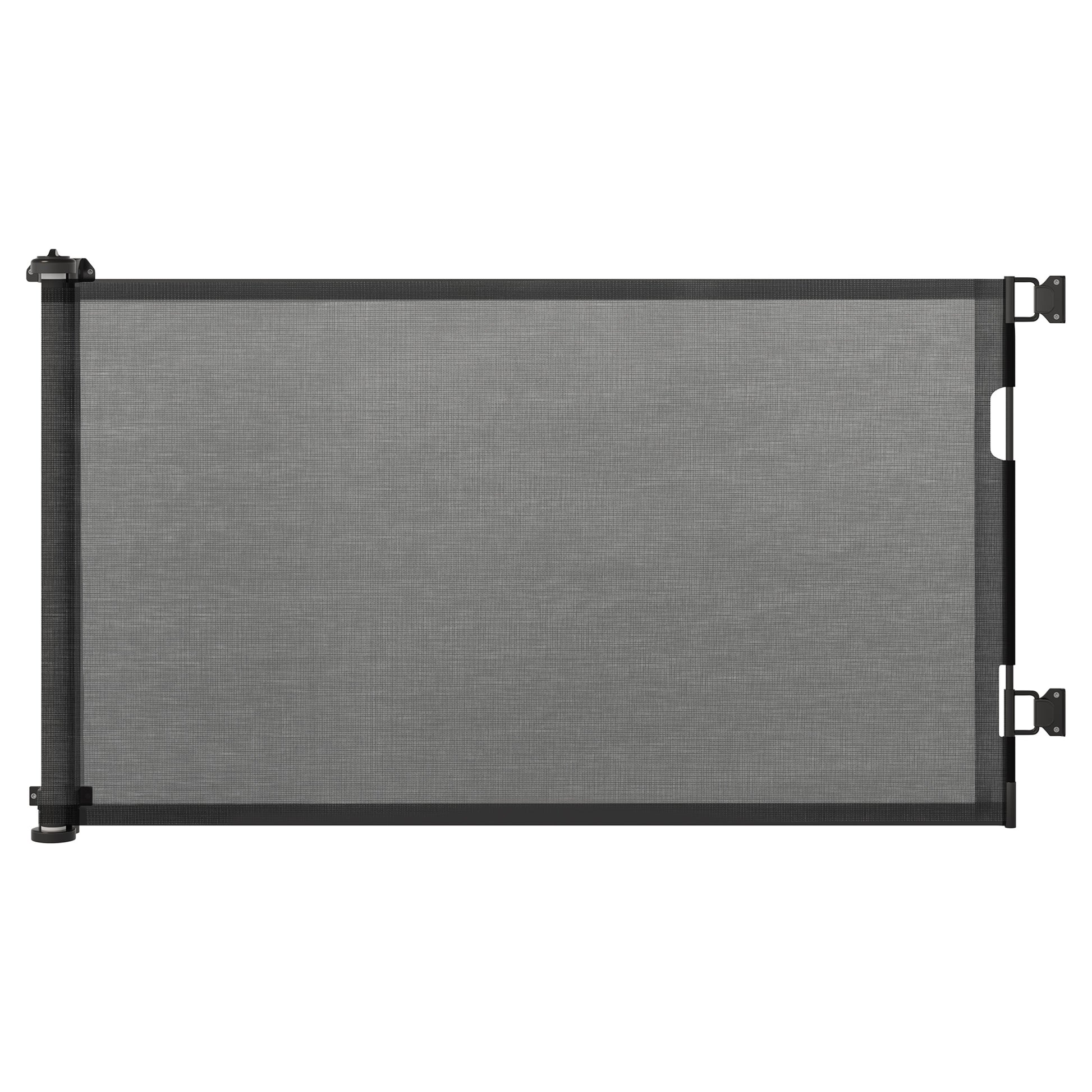 Pawhut Puerta De Seguridad Para Perros Extensible 0-150 Cm Para Escaleras Negro_0