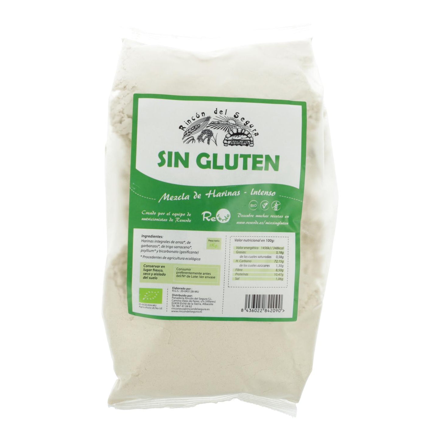 Mix harinas intensas sin gluten ecológico 1 kg