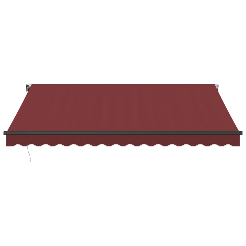 Toldo Retráctil Automático Con Leds Color Burdeos 400x350 Cm_3
