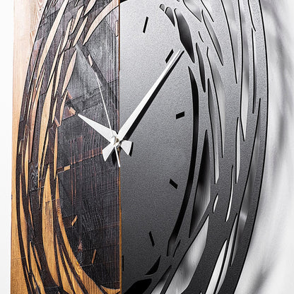 Reloj De Pared Madera Rotaciones