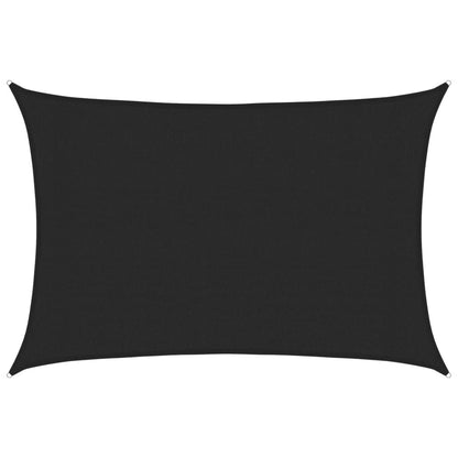 Vidaxl Toldo De Vela Negro Hdpe 160 G/m² 3x4 M_0