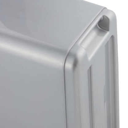 Cubo De La Basura Premium Con Tapa Abatible, Tacto Suave, 25 L, Magne, Plateado_5