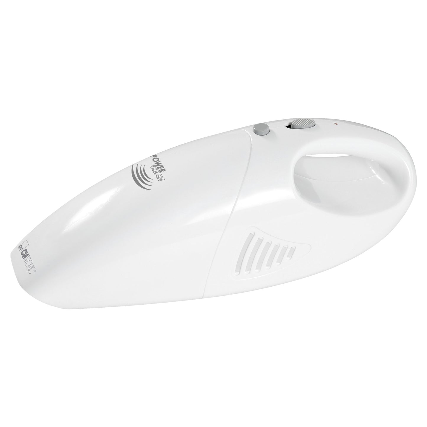 Aspiradora De Mano Sin Cable, Potente, Batería Recargable, Filtro Lavable, Boquilla Clatronic Aks 827, Blanco