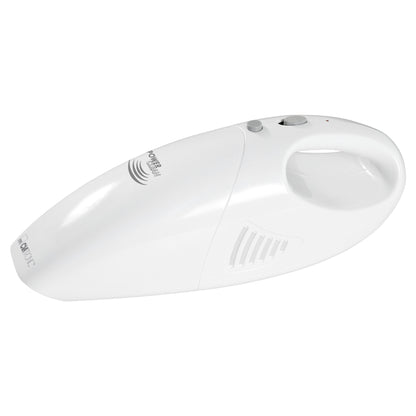 Aspiradora De Mano Sin Cable, Potente, Batería Recargable, Filtro Lavable, Boquilla Clatronic Aks 827, Blanco