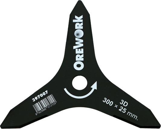 Disco De 3 Dientes Para Desbrozar - 300x25,4x4mm_0