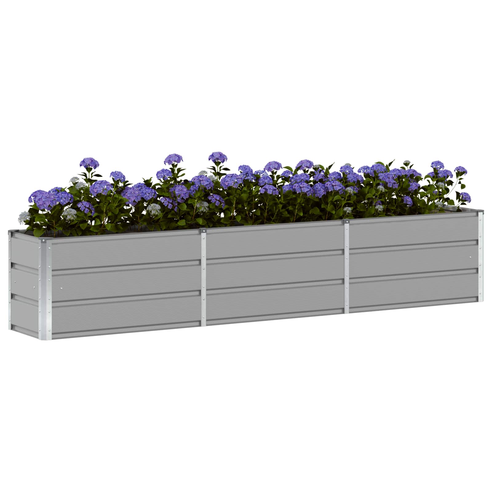 Jardinera Gris Claro 240 X 40 X 45 Cm Acero_2