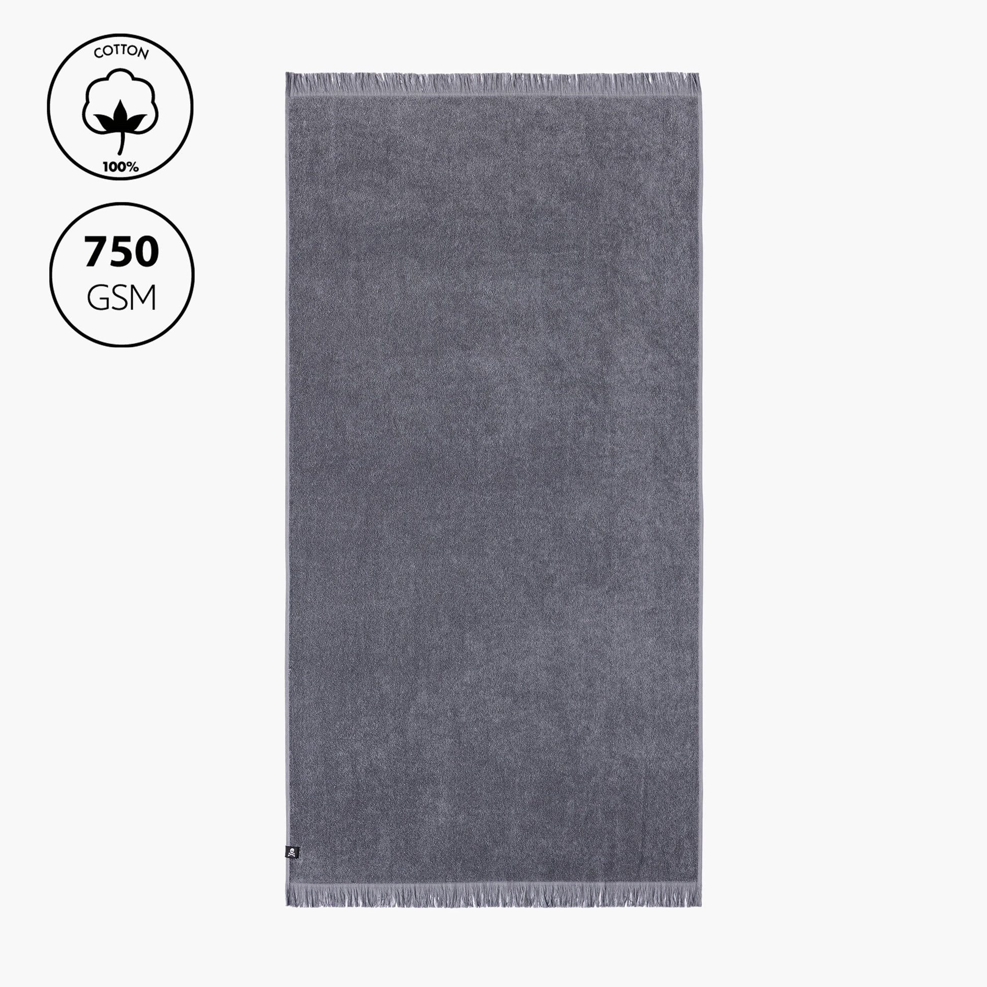 Toalla Hamman 80x165cm 100%algodón 380gsm Azul Scalpers Home_1