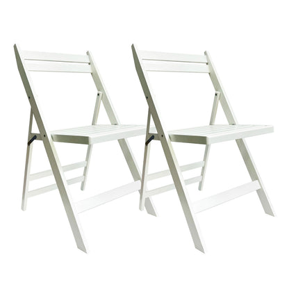 Pack 2 Sillas Plegables De Madera De Bambú 42.5x47.5x79cm O91_0