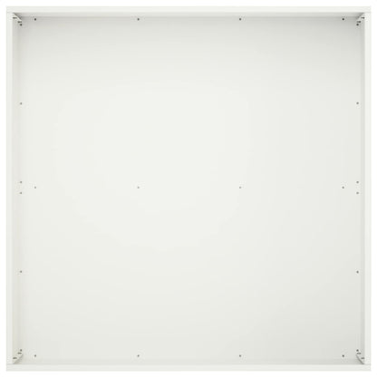 Macetero De Jardín 2 Uds. Blanco 40 X 40 X 20 Cm_4