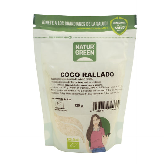 Coco rallado bio Naturgreen 125 g