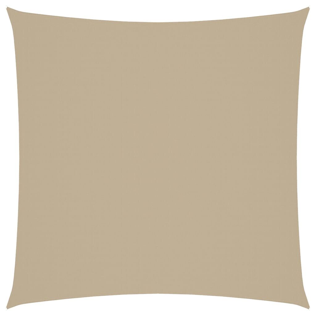 Vidaxl Toldo De Vela Cuadrado Tela Oxford Beige 2x2 M_0
