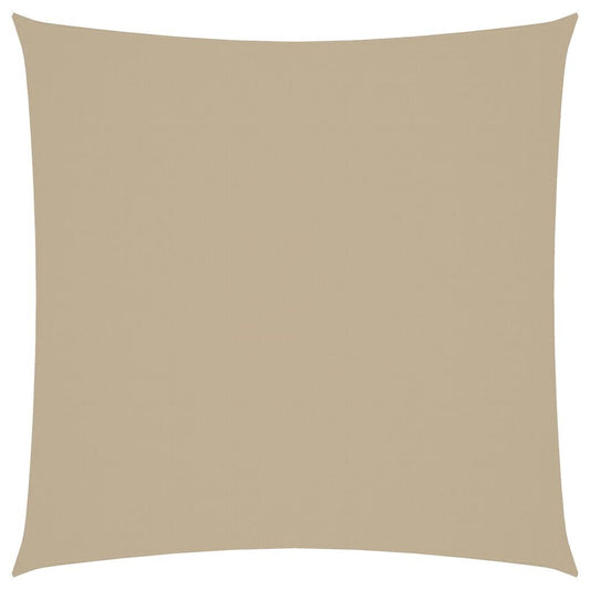 Vidaxl Toldo De Vela Cuadrado Tela Oxford Beige 2x2 M_0