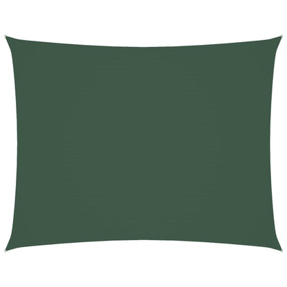 Vidaxl Toldo De Vela Rectangular De Tela Oxford Verde Oscuro 5x7 M_0