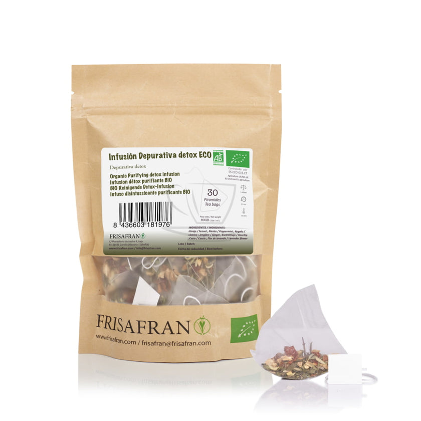 Infusión Depurativa Detox |pirámides | Calidad | Frisafran 15 Uds_1