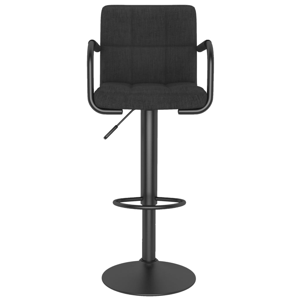 Taburete De Cocina De Tela Negro_1