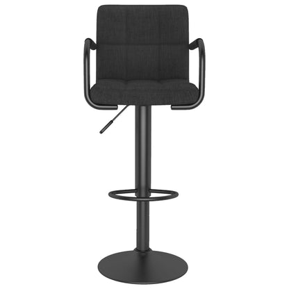 Taburete De Cocina De Tela Negro_1