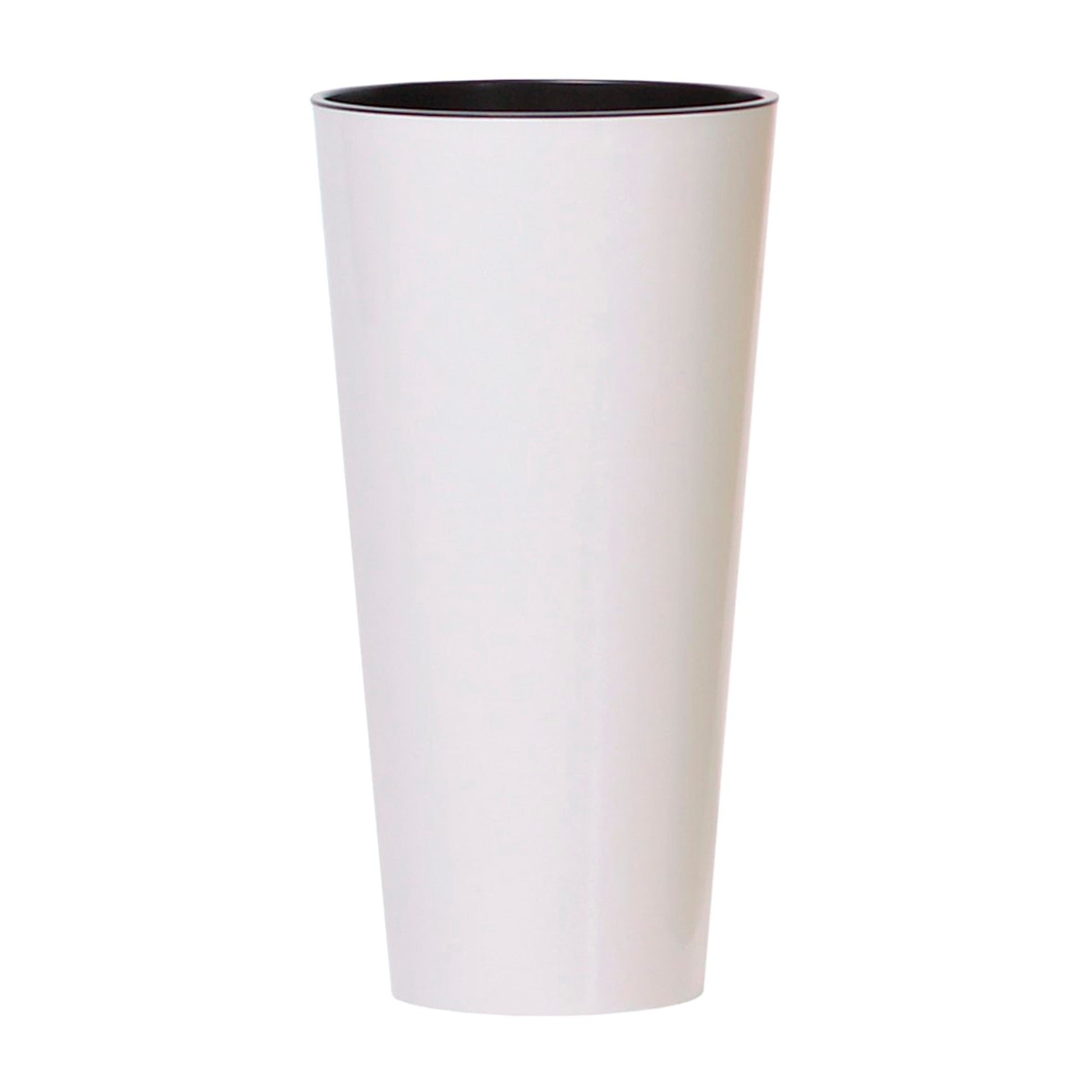 Maceta Tubus Slim 8l., Dimensiones (mm) 200x200x381, Color Blanco_0