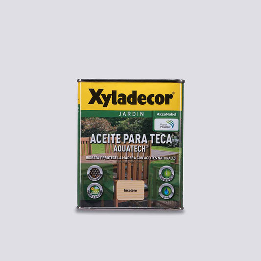 Aceite Para Teca Incoloro Aquatech Xyladecor- 750 Ml_0