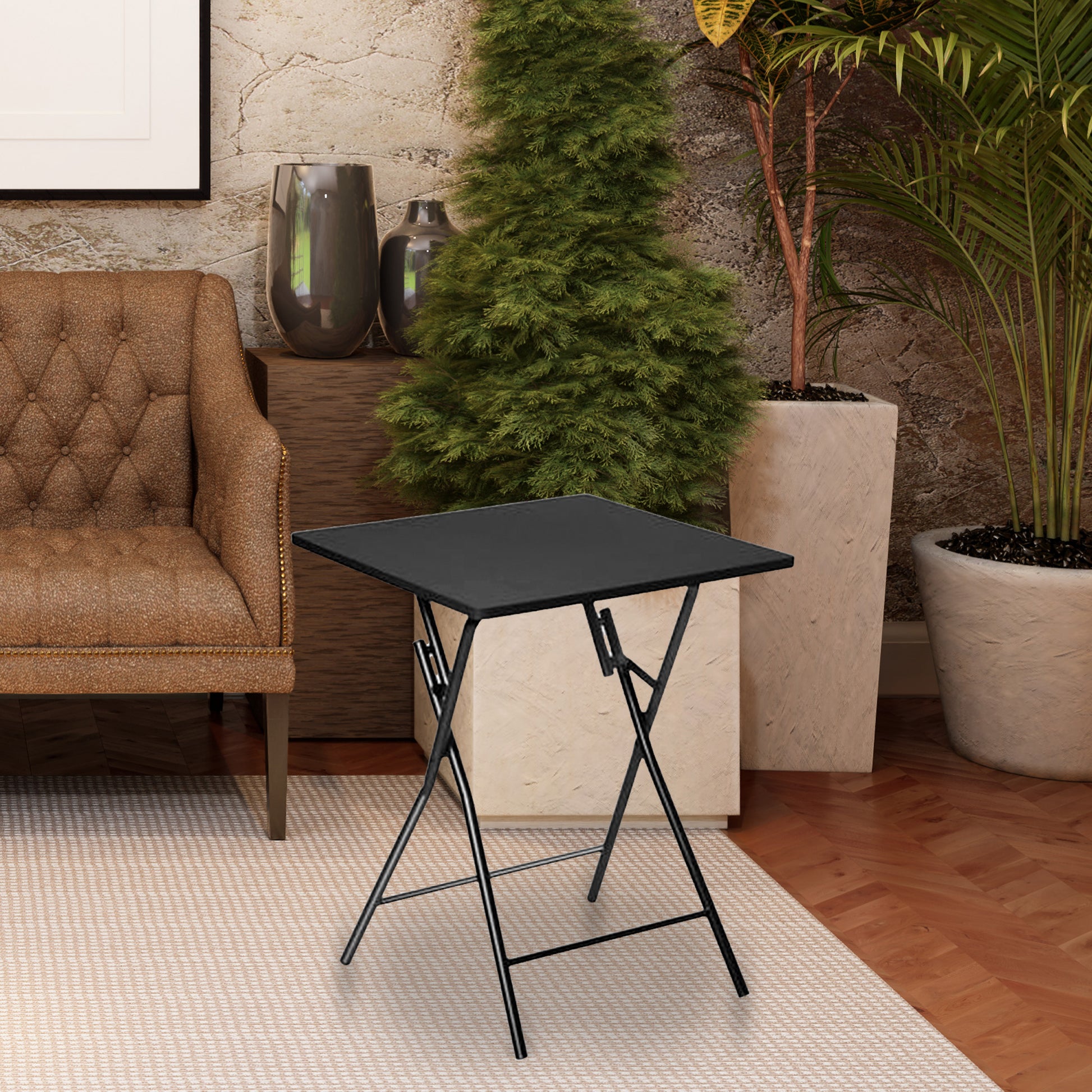 Well Home - Mesa Auxiliar Plegable 60x60 Cm_3
