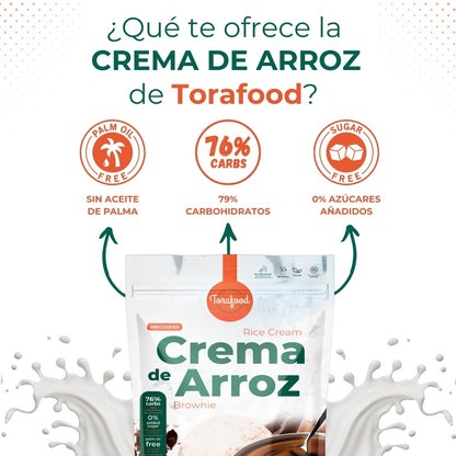 Crema De Arroz Brownie Torafood 1kg