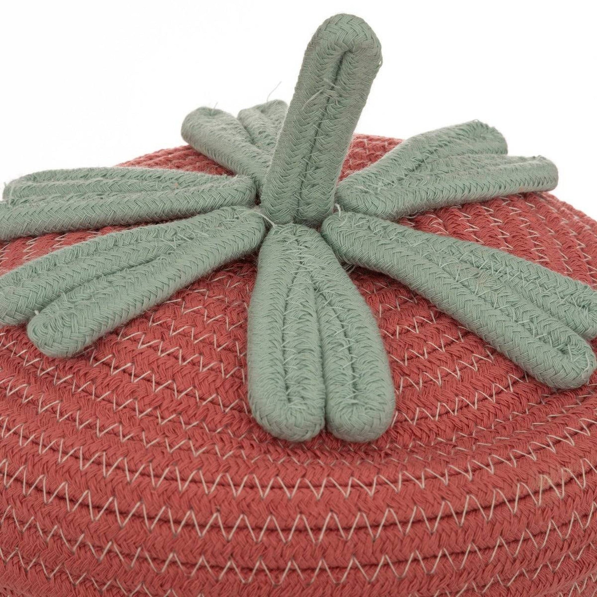 Cesta verano De Fresas En Tela_1