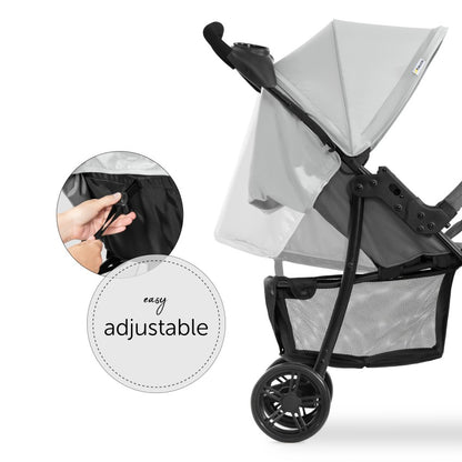 Carrito De Bebé Shopper Trío Hasta 22 Kg Capazo Duro Gris_3