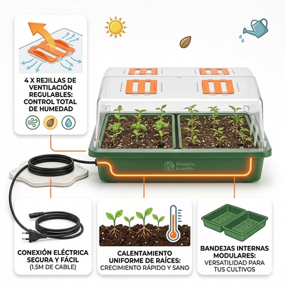 Mini Invernadero Eléctrico Neptune 38×24×19 Cm_1