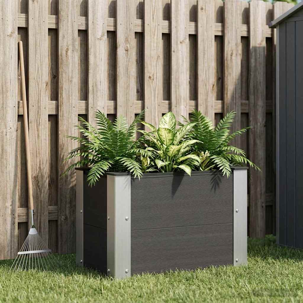 Arriate Elevado Negro 50 X 30 X 36 Cm_1