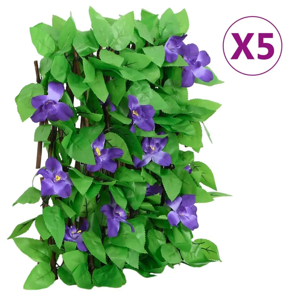 Enrejado Expansible Hiedra Artificial Verde 5 Uds 180x20 Cm / Vetonek_2