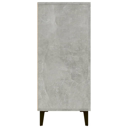 Aparador De Madera De Ingeniería Gris Hormigón 90x34x80 Cm / Vetonek_1