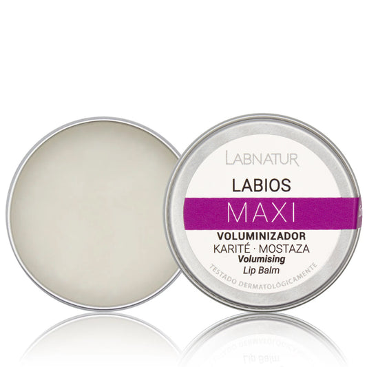 Bálsamo Labial Voluminizador Labnatur 15 ml | Efecto Volumen e Hidratación | Karité, Cacao y Brotes de Mostaza_0