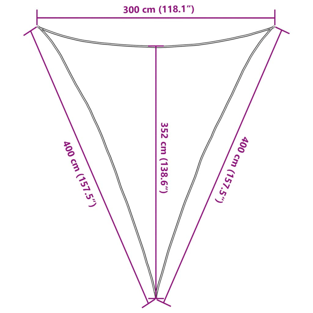 Vidaxl Toldo De Vela Hdpe Verde Claro 160 G/m² 3x4x5 M_2