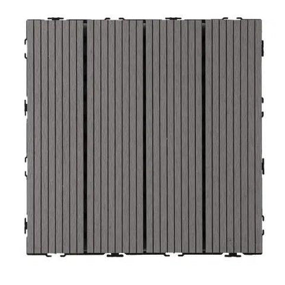 Pack 11 Baldosas de composite Durafloor 30×30 Dioco Gris 1m2