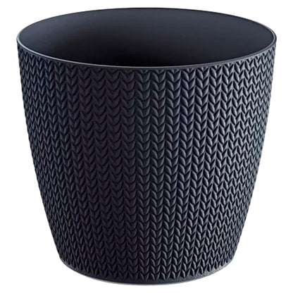 Maceta Wheaty 9l., Dimensiones (mm) 258x258x229, Color Antracita_0